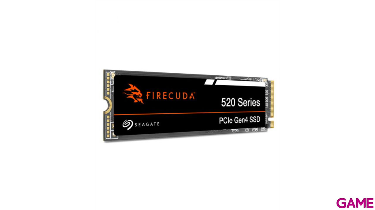 Seagate FireCuda 520 M.2 500GB SSD PCIe G4 x4 NVMe - Disco Duro-0