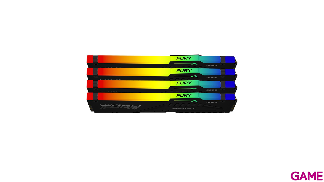 Kingston Technology FURY Beast RGB módulo de memoria 64 GB 4 x 16 GB DDR5 6000 MHz-2