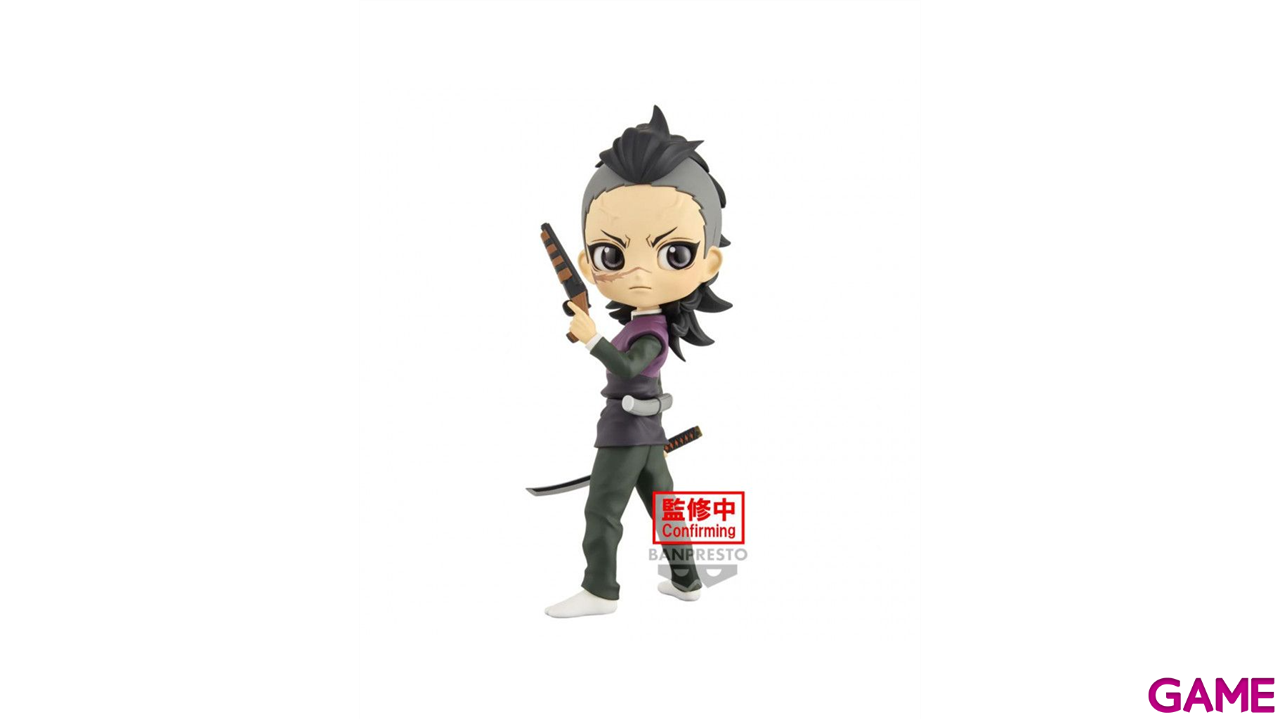 Figura Genya Shinazugawa Demon Slayer Kimetsu no Yaiba Q posket 14cm-2