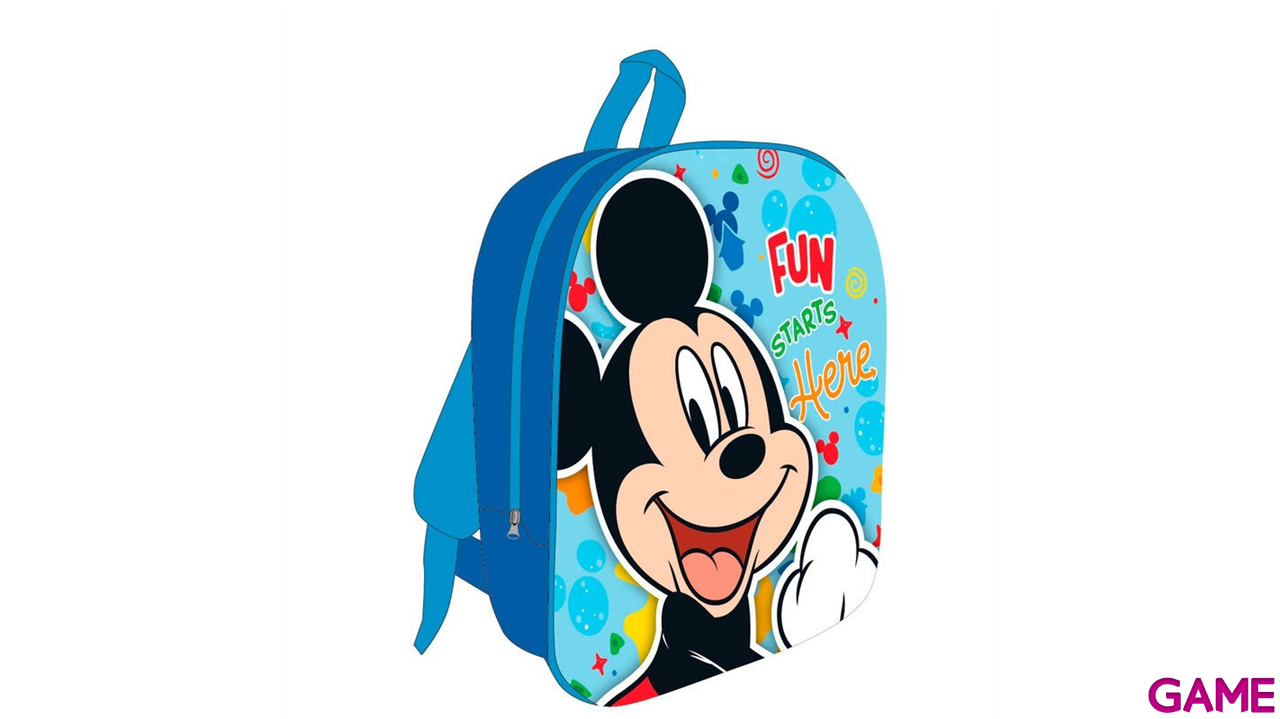 Mochila 3D Mickey Disney 30cm-0