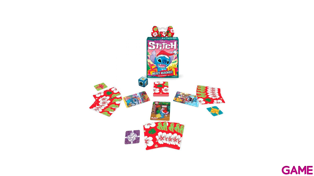 Juego cartas Merry Mischief Stitch Disney ingles-0