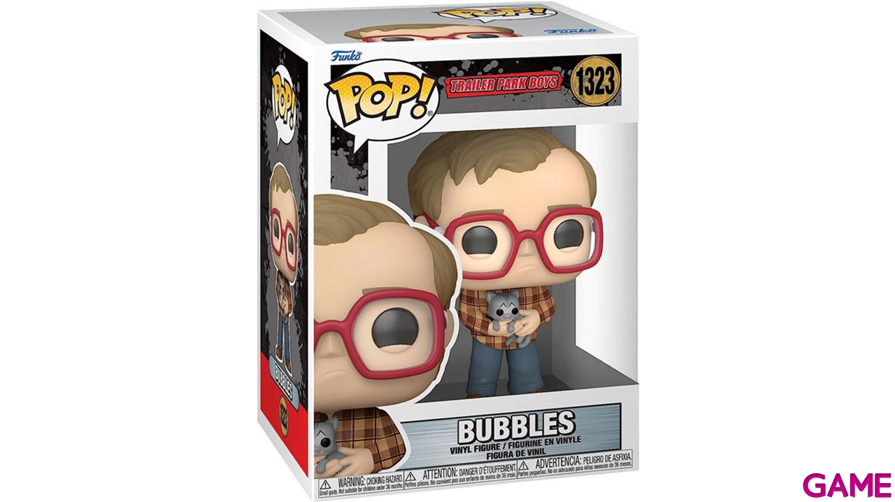 Figura POP Trailer Park Boys Bubbles with Cat-1