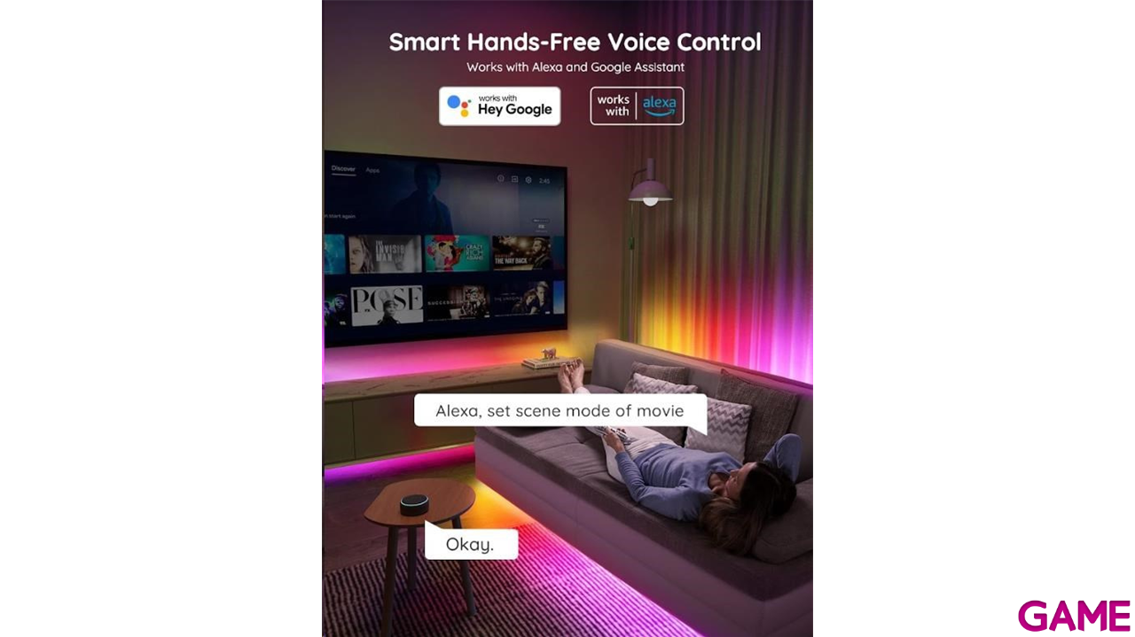 Govee H618C3D1 Tira LED RGB Smart WIFI-BT 10m - Iluminacion-0