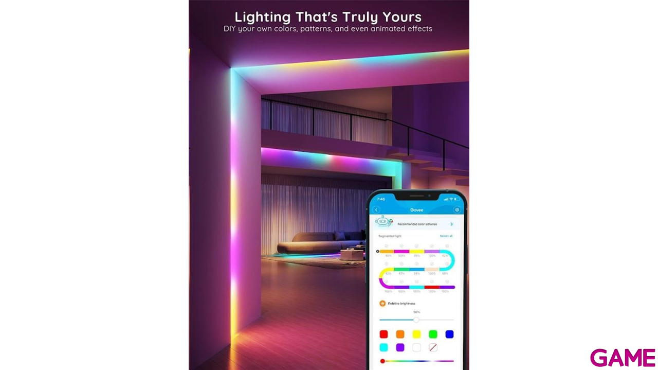 Govee H618C3D1 Tira LED RGB Smart WIFI-BT 10m - Iluminacion-6