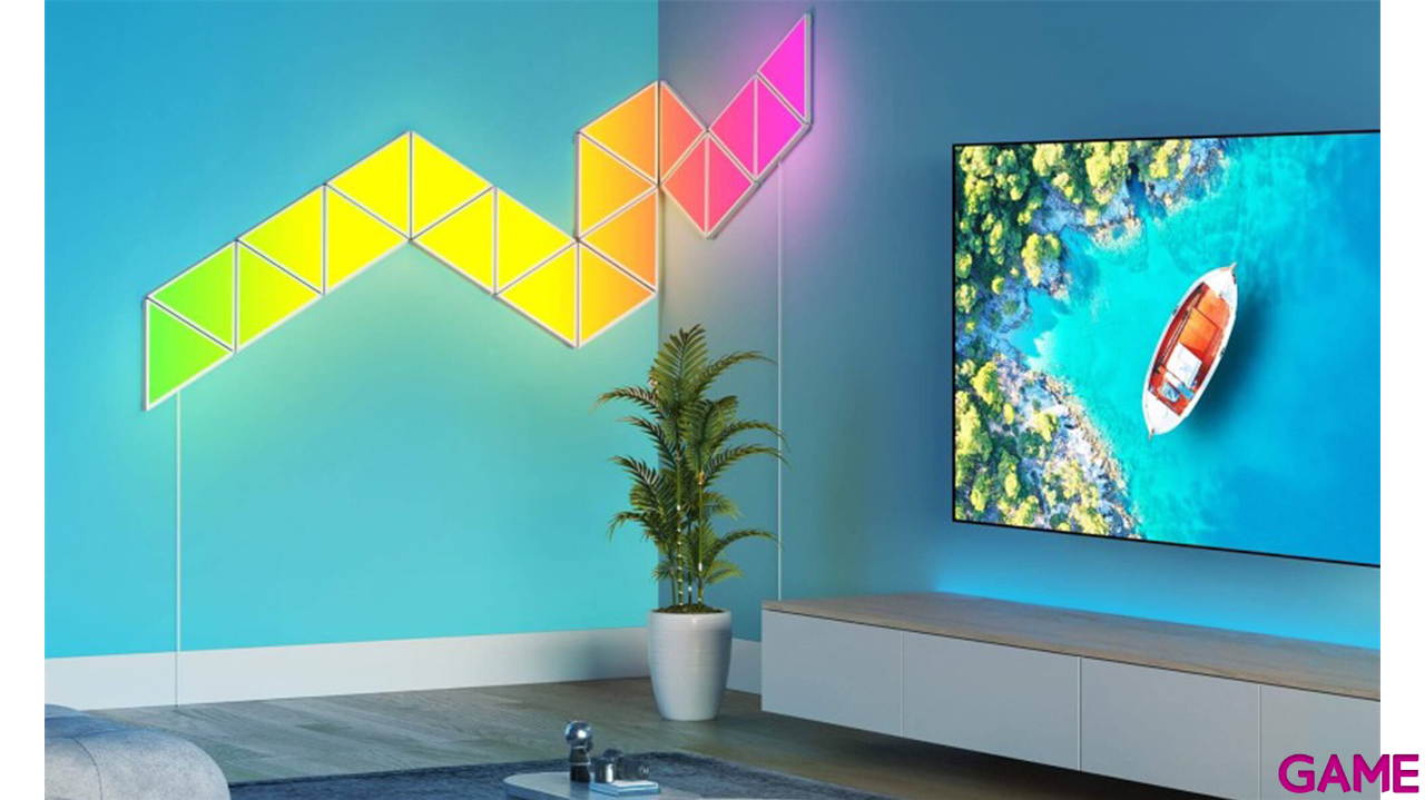 Govee B6067301 Panel LED Glide Triangle Light Panels WIFI-BT 10uds - Iluminacion-1