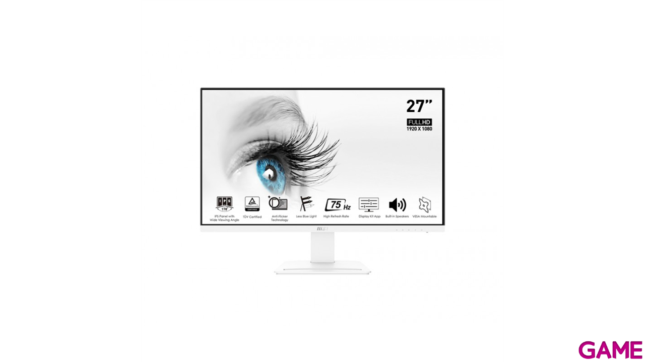 MSI Pro MP273W 27´´ - LED - Full Hd - Blanco - Monitor Profesional-2