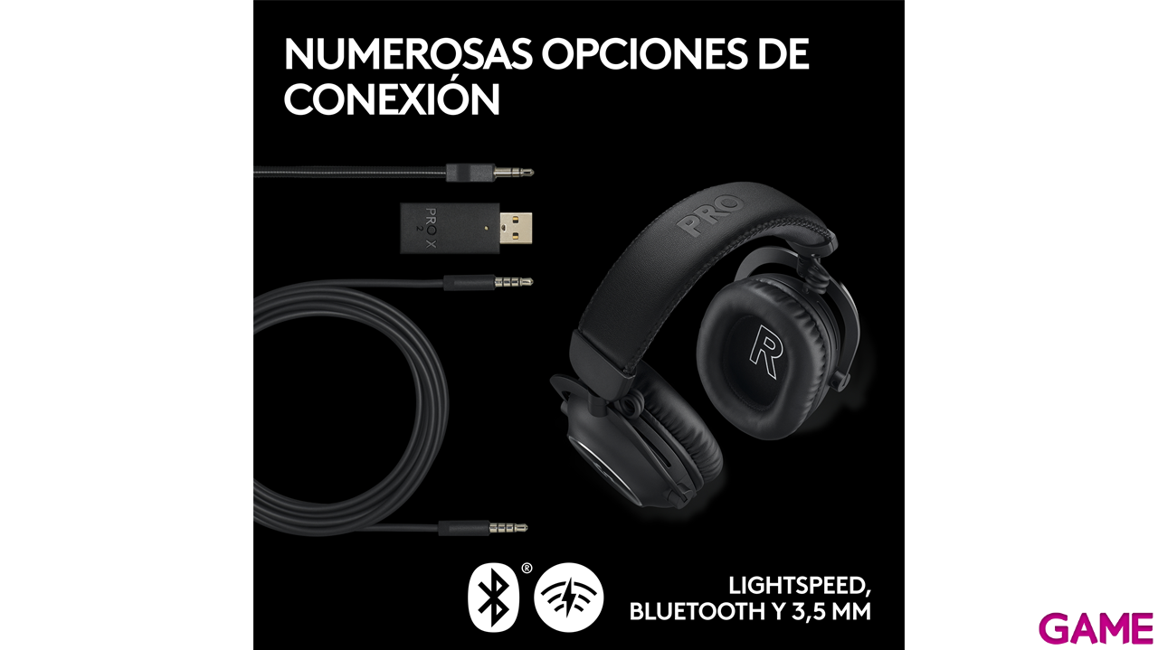 Logitech G PRO X 2 Bluetooth Negro - Auriculares Gaming-3
