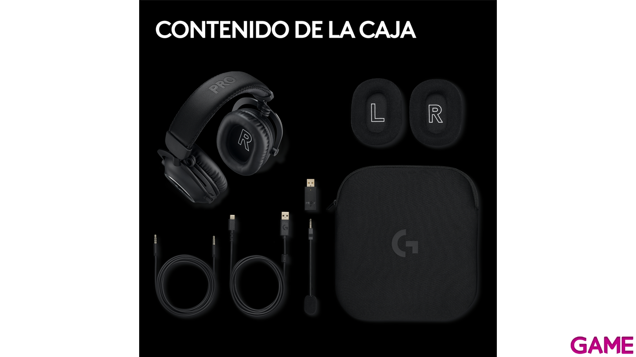 Logitech G PRO X 2 Bluetooth Negro - Auriculares Gaming-4