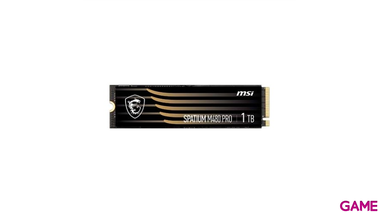 MSI Spatium M480 Pro 1TB PCIe 4.0 NVMe M.2 3D NAND - Disco Duro-2