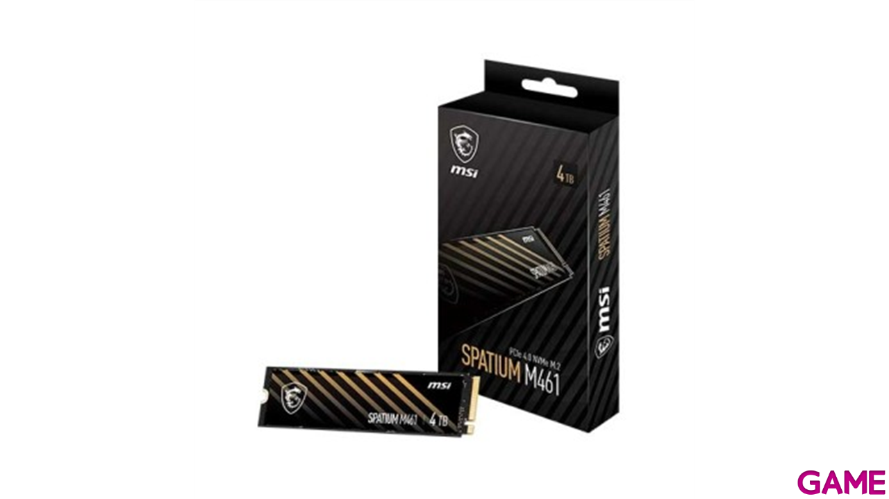 MSI Spatium M461 4TB SSD M2 PCIE4 - Disco Duro-0