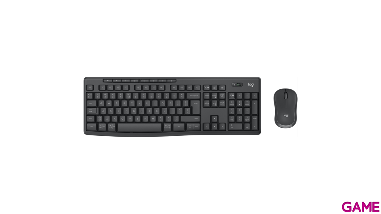 Logitech MK370 Combo for Business teclado Ratón incluido RF Wireless + Bluetooth QWERTY Internacional de EE.UU. Grafito-0