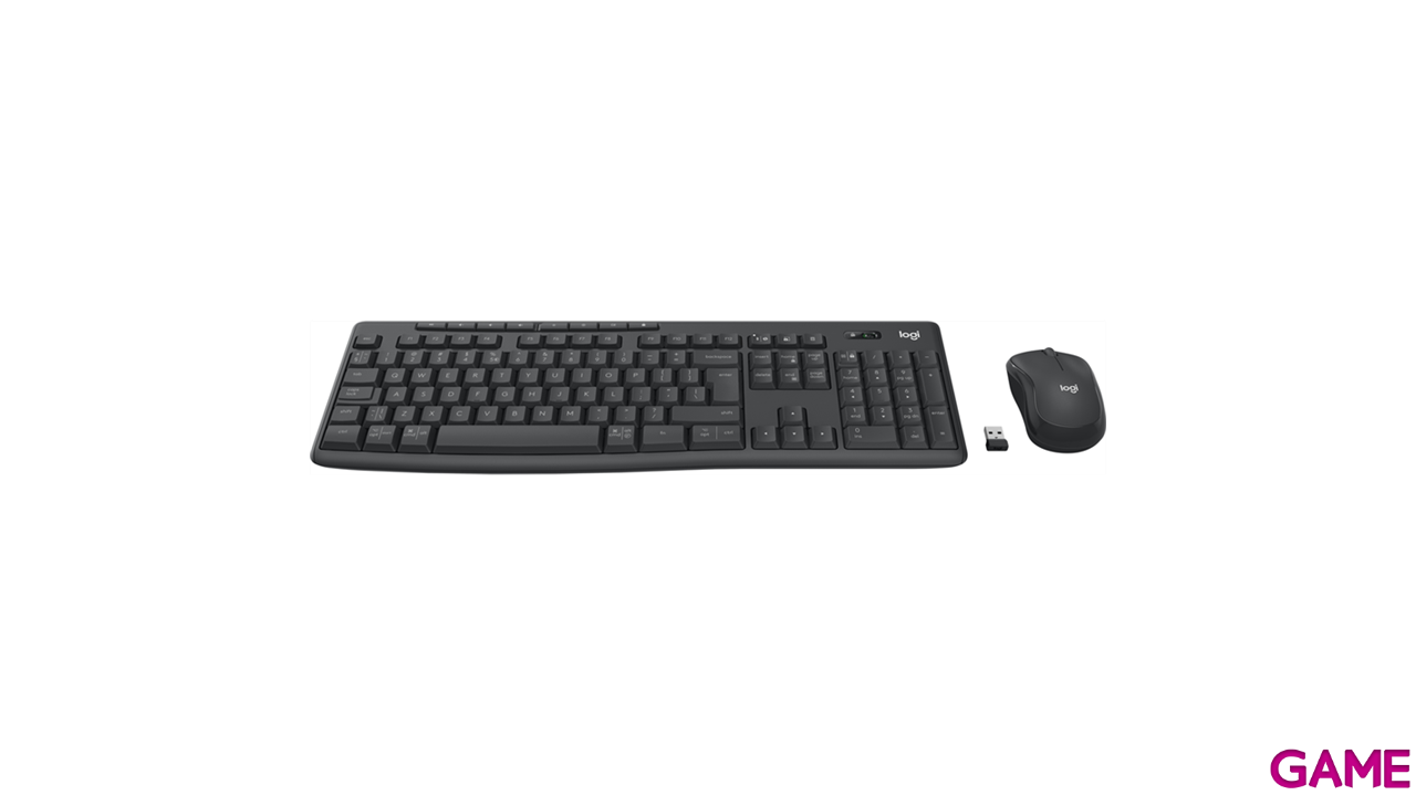 Logitech MK370 Combo for Business teclado Ratón incluido RF Wireless + Bluetooth QWERTY Internacional de EE.UU. Grafito-1