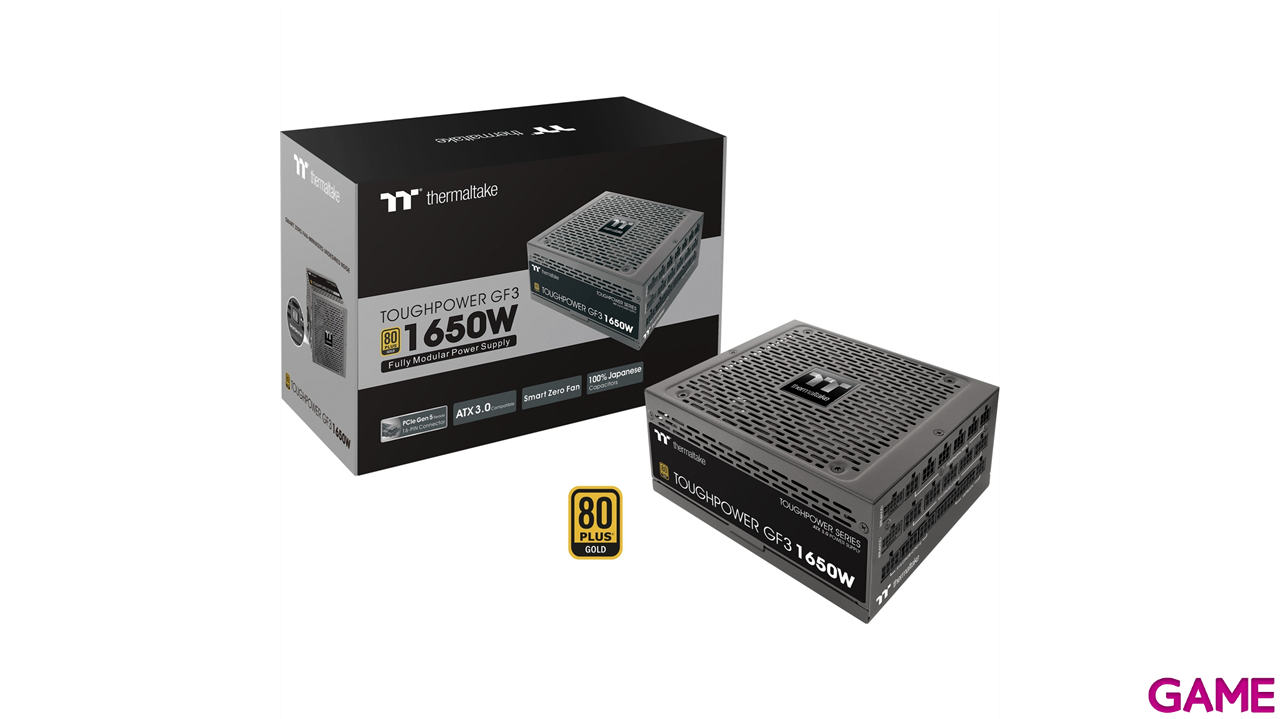 Thermaltake Toughpower GF3 1650W 24-pin ATX Negro - Fuente Alimentacion-0