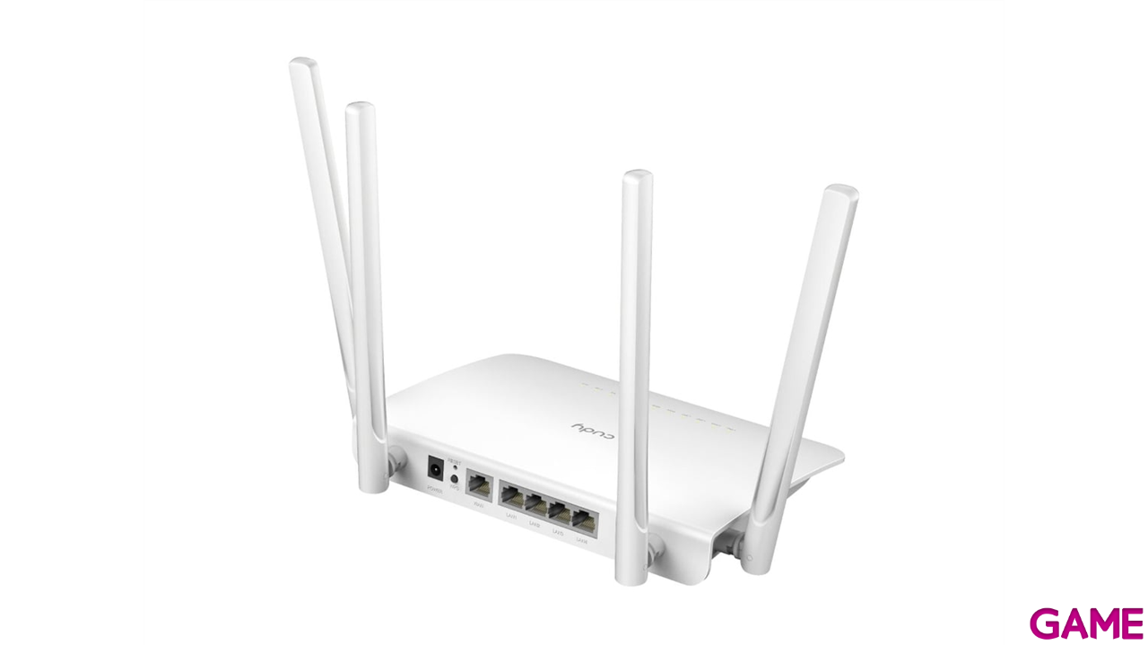Cudy WR1300 Gigabit Ethernet Doble banda (2,4 GHz / 5 GHz) Blanco - Router-0