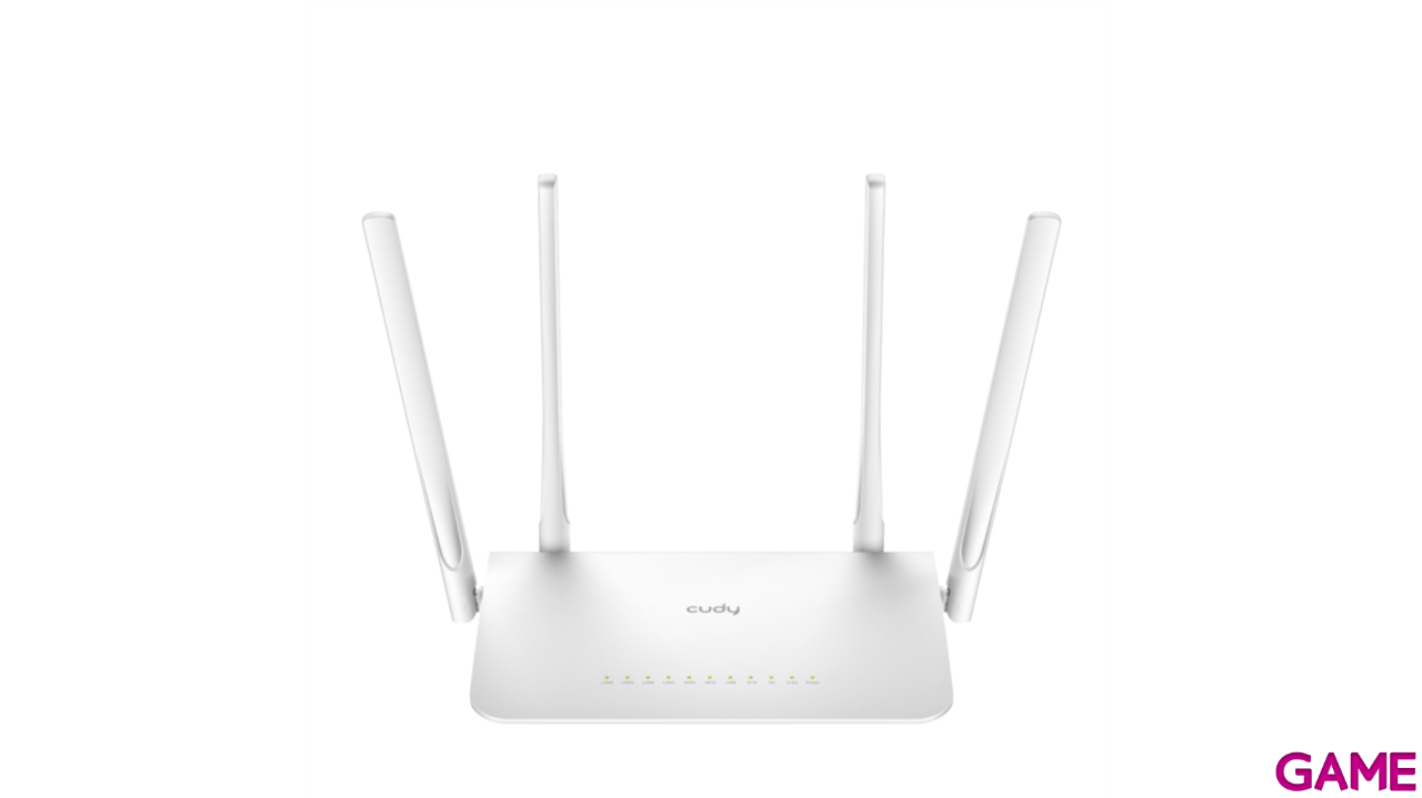 Cudy WR1300 Gigabit Ethernet Doble banda (2,4 GHz / 5 GHz) Blanco - Router-1