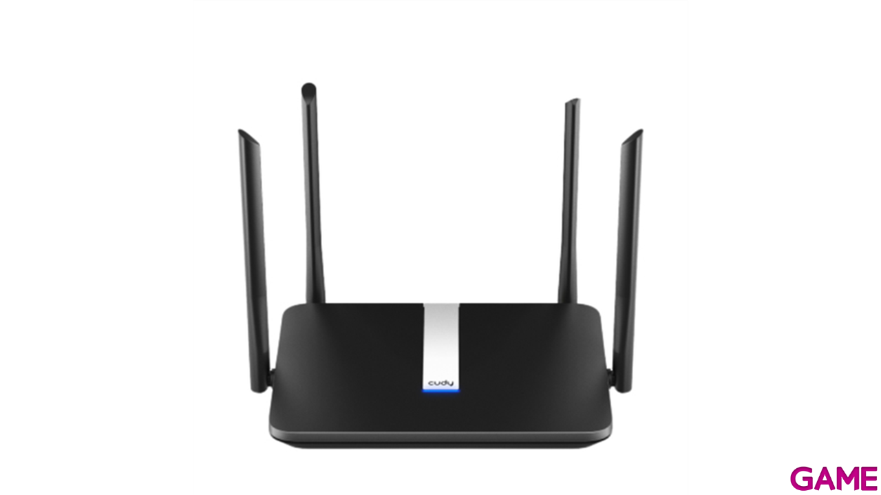 Cudy X6 Gigabit Ethernet Doble banda (2,4 GHz / 5 GHz) Negro - Router-0