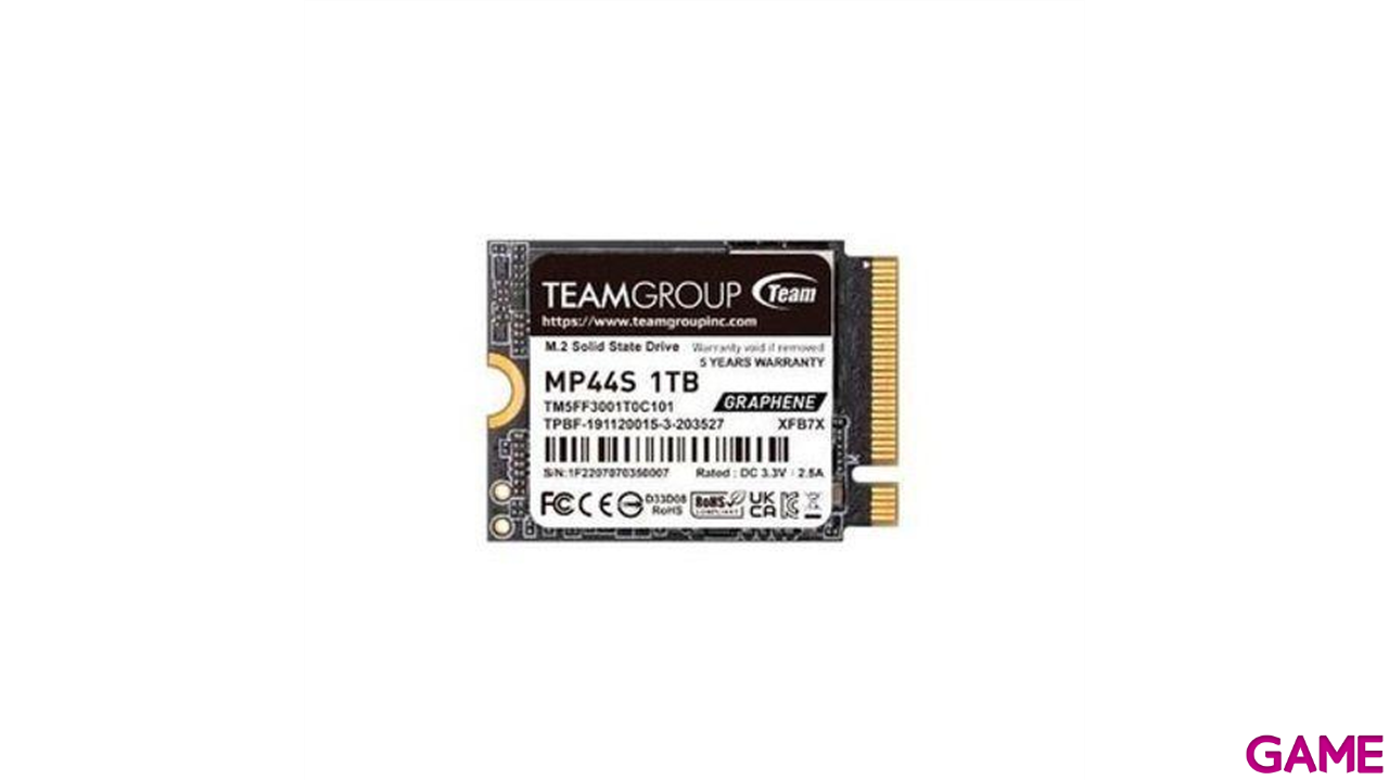 Teamgroup 1TB SSD M.2 PCI-E 40 GEN4x4 - Disco Duro-0