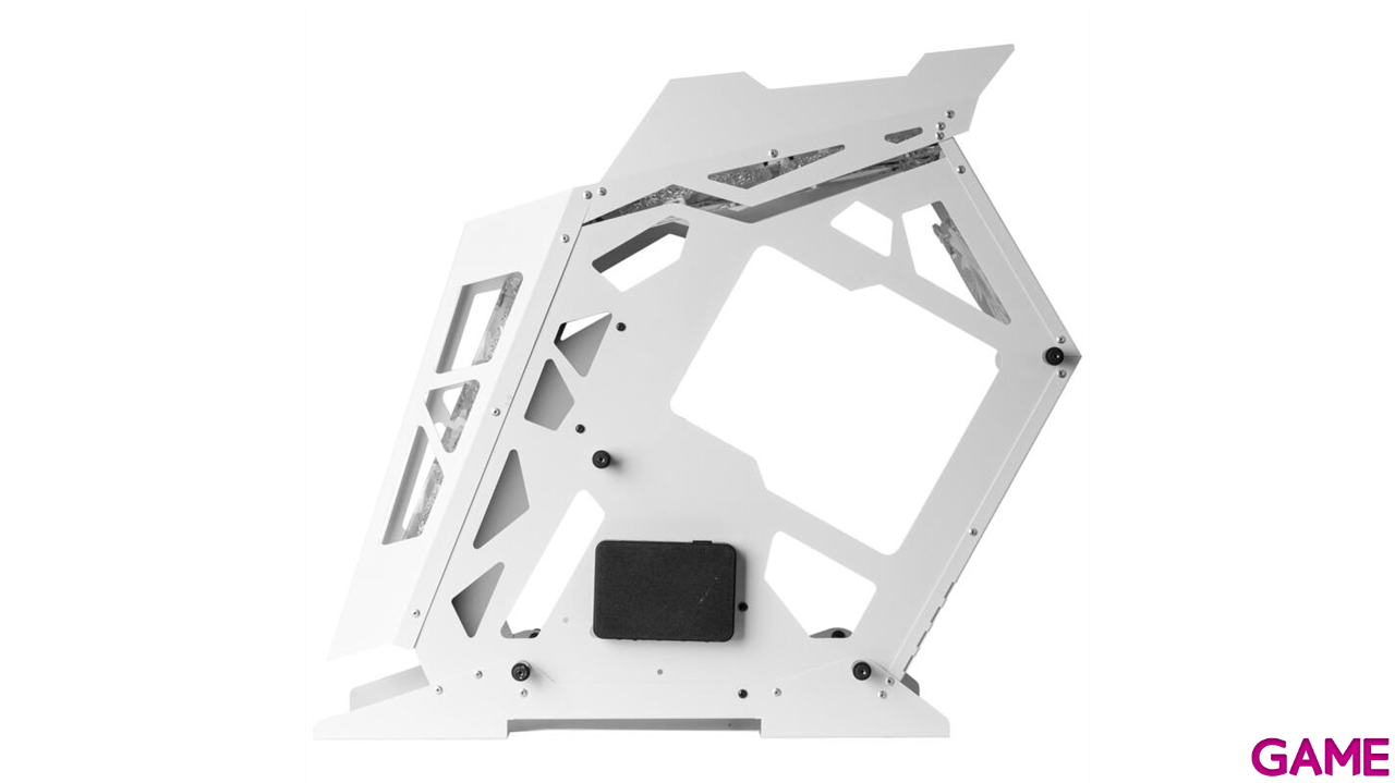 Mars Gaming MC61 Compacta Micro-ATX 4xVentilador 12cm ARGB Chroma Blanco - Caja Ordenador-1