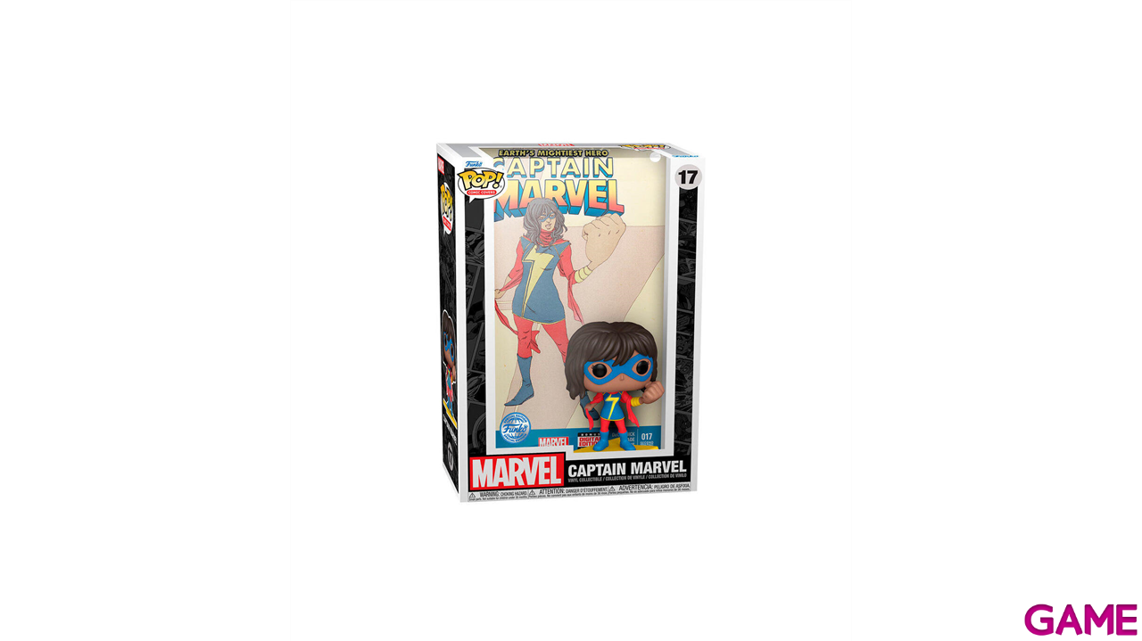 Figura POP Comic Covers Marvel Captain Marvel Exclusive-1