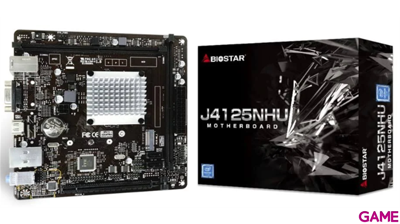 Biostar J4125NHU mini ITX - Placa Base-0