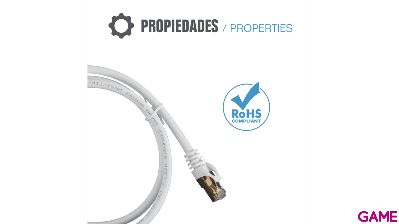 iggual Latiguillo Red CAT7 SFTP LSZH 5 metros blanco - Cable-0