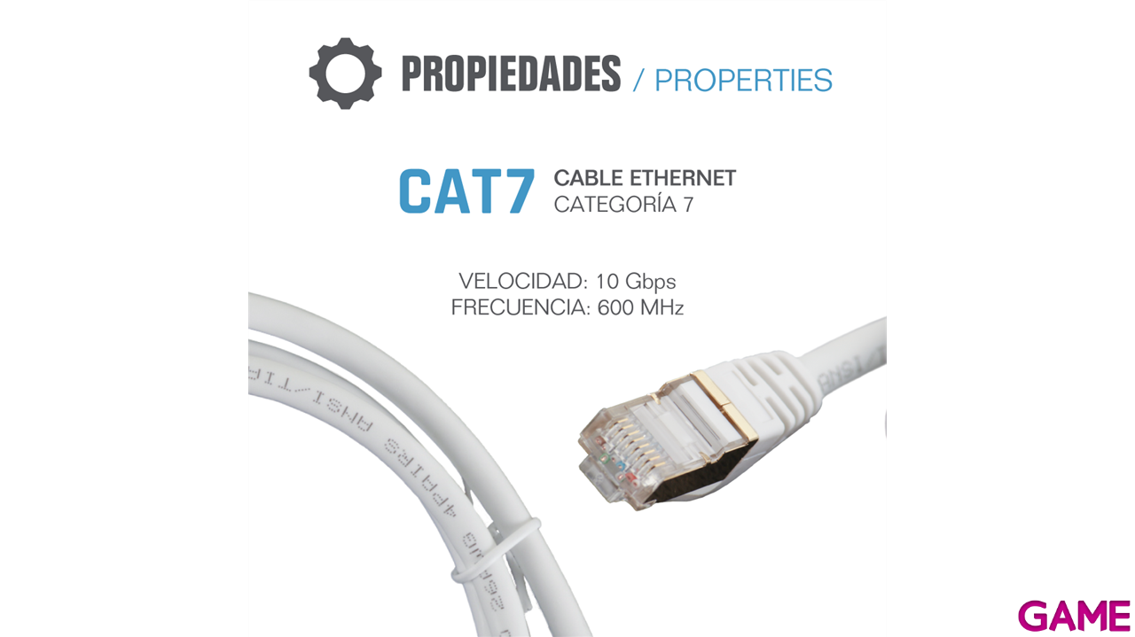 iggual Latiguillo Red CAT7 SFTP LSZH 5 metros blanco - Cable-2