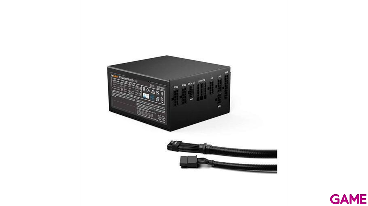 be quiet! Straight Power 12 850W 20+4 pin ATX Negro - Fuente Alimentacion-2