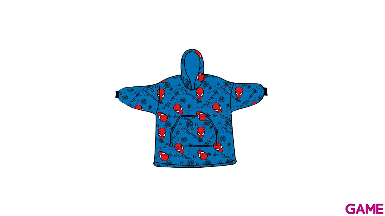 Bata sudadera oversize Spiderman Marvel coral infantil-0