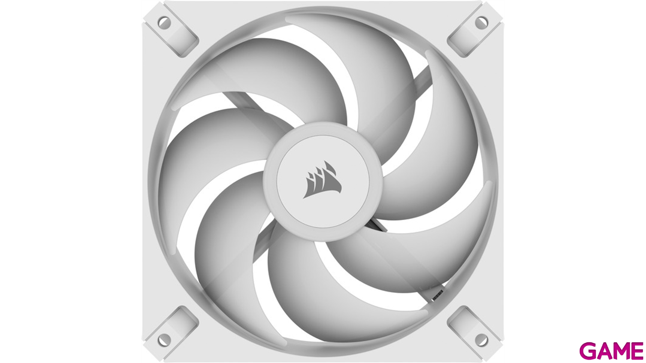 Corsair AR120 Slim Series AF120 iCUE ARGB Blanco - Ventilador Caja-1