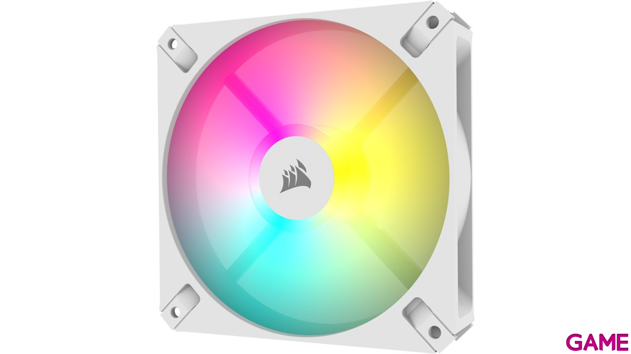Corsair AR120 Slim Series AF120 iCUE ARGB Blanco - Ventilador Caja-6