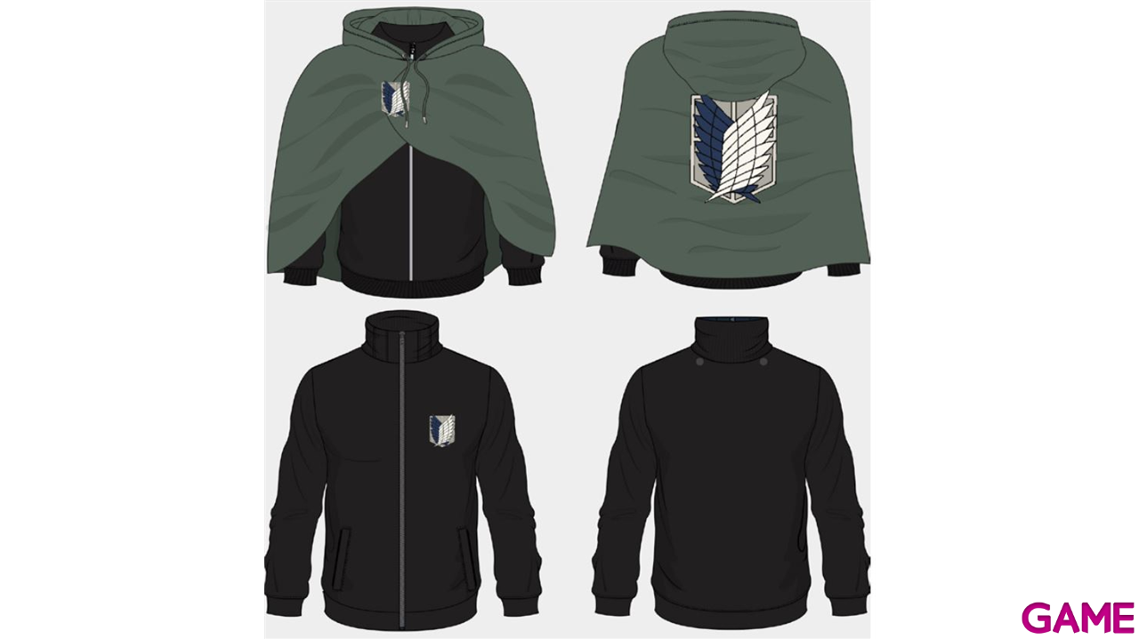 Sudadera capucha Jean Kirstein Attack On Titan-0