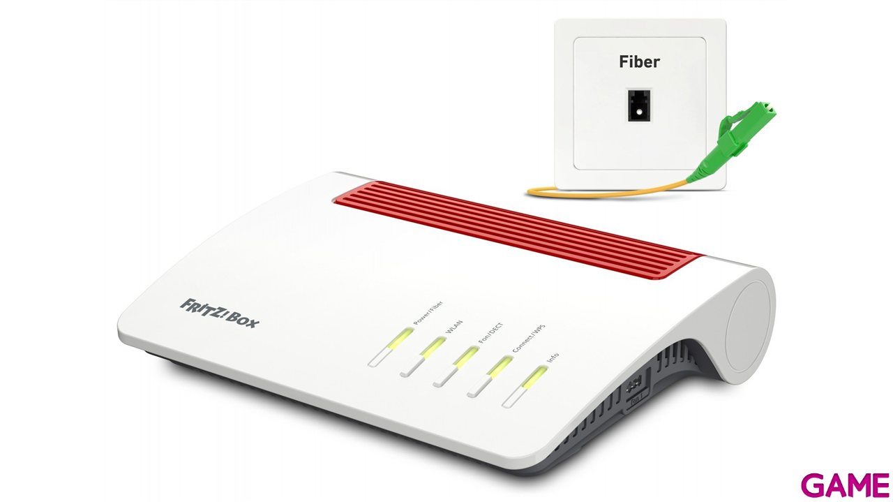 FRITZ!Box FRITZBox 5590 Fiber XGS-PON router inalámbrico Gigabit Ethernet Doble banda (2,4 GHz / 5 GHz) Blanco-0