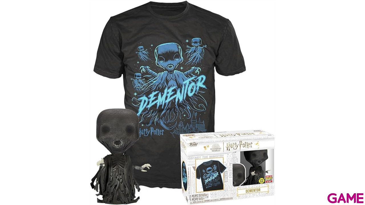 Set figura POP & Tee Harry Potter Dementor Talla M-0