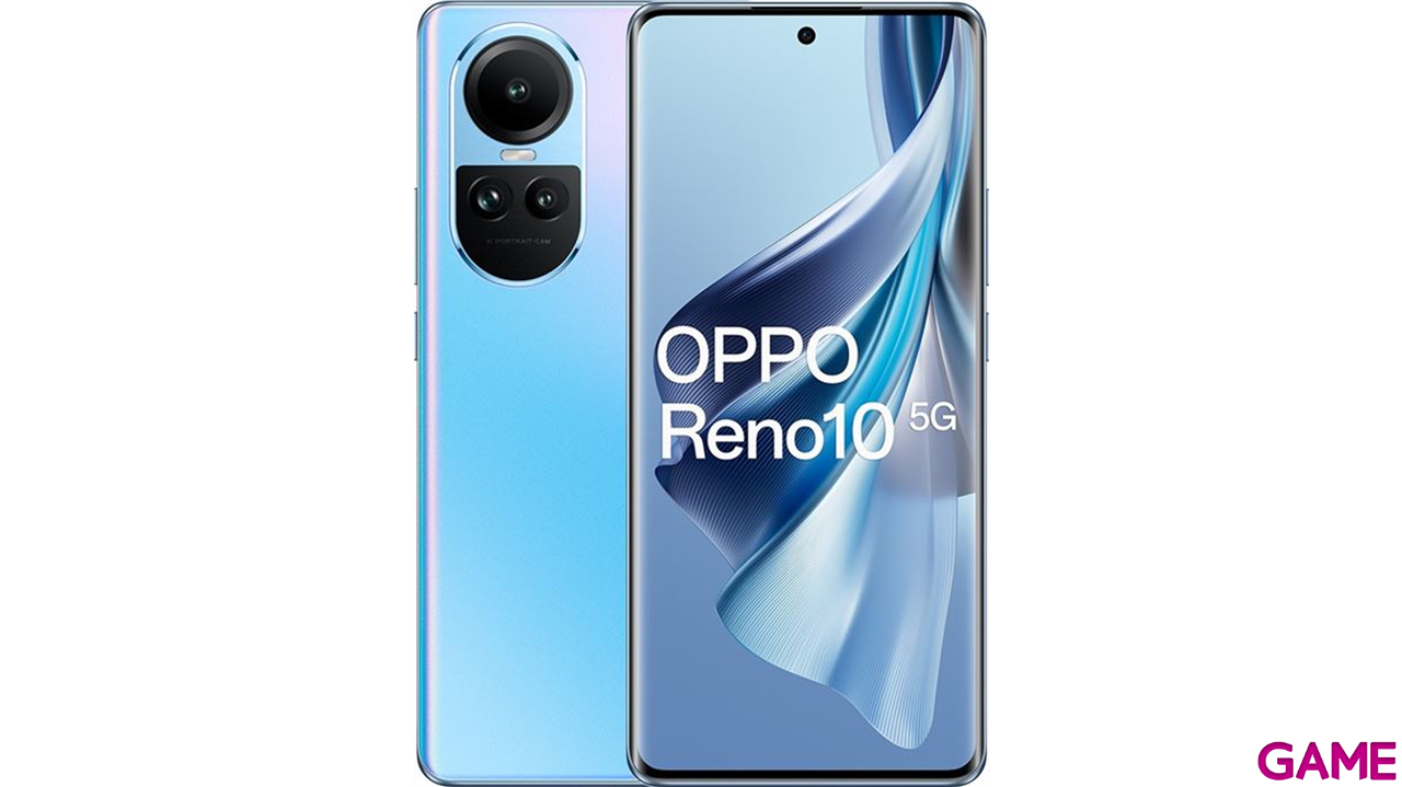 OPPO Reno 10 5G 256GB Azul - Telefono Movil-4