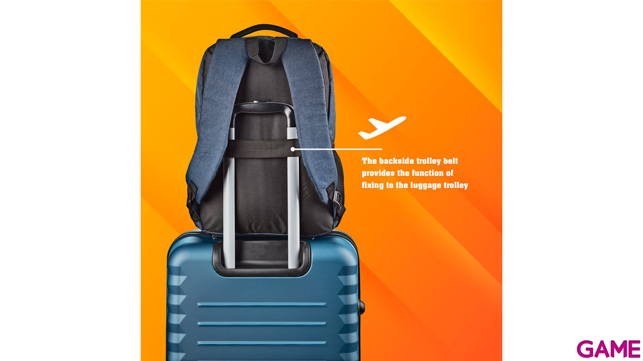Mochila informal NGS SACKS CHARTER Azul-2