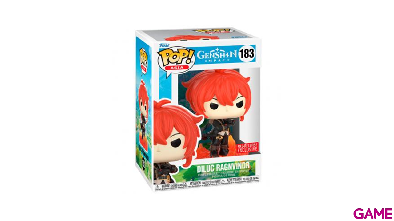 Figura POP Genshin Impact 2 Diluc Ragnvindr-0