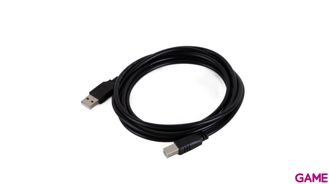 iggual Cable USB 2.0 A(M)-B(M) A-B macho 2 metros-0