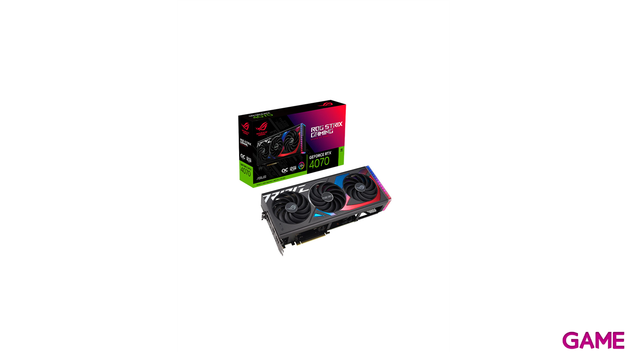 Asus ROG Strix GeForce RTX 4070 12GB GDDR6X - Tarjeta Grafica Gaming-3