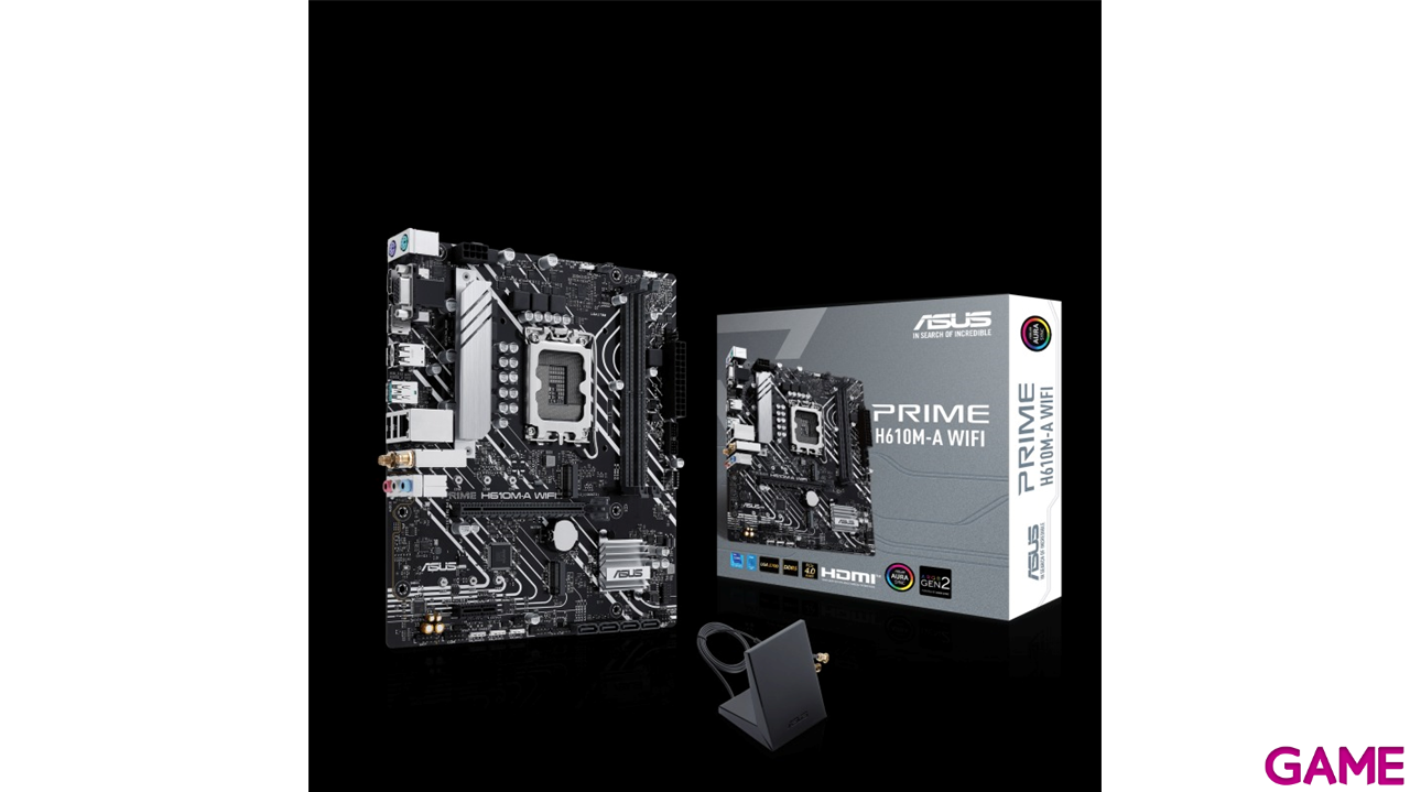 Asus Prime H610M-A WIFI Intel H610 LGA 1700 micro ATX - Placa Base-0
