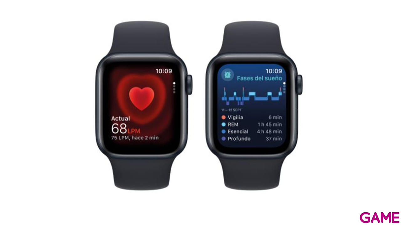 Apple Watch SE OLED 40mm GPS Negro - Reloj Inteligente-0