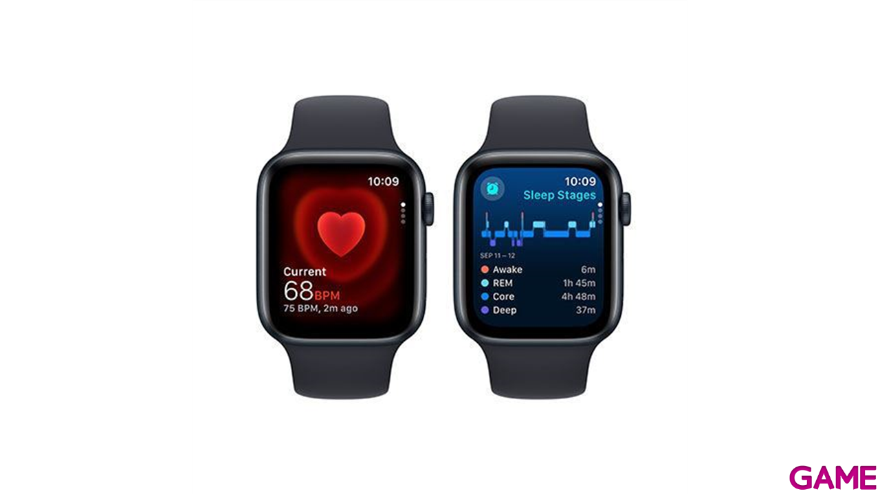 Apple Watch SE OLED 44mm GPS Negro - Reloj Inteligente-1