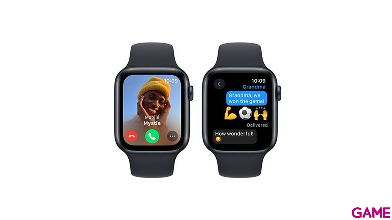 Apple Watch SE OLED 44mm GPS Negro - Reloj Inteligente-2