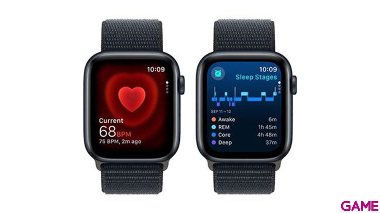 Apple Watch SE OLED 44mm GPS Negro - Reloj Inteligente-2