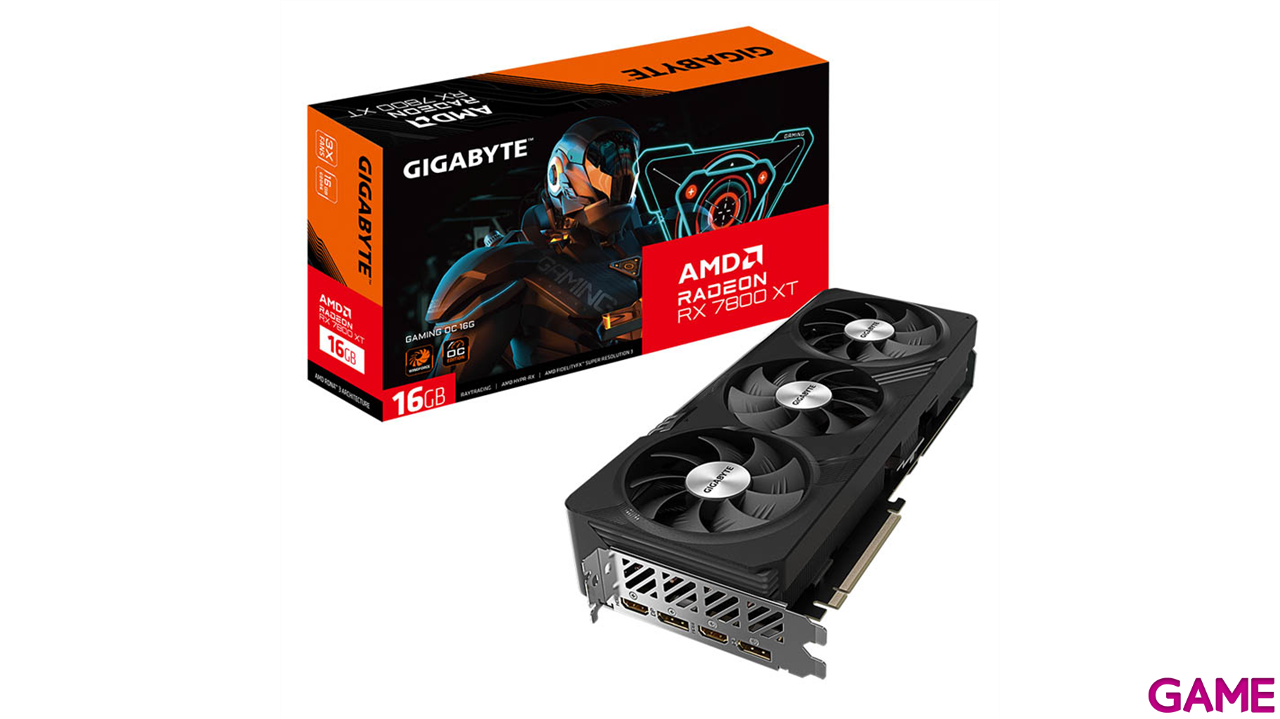 Gigabyte Radeon RX 7800XT 16GB GDDR6 Gaming OC - Tarjeta Grafica Gaming-1