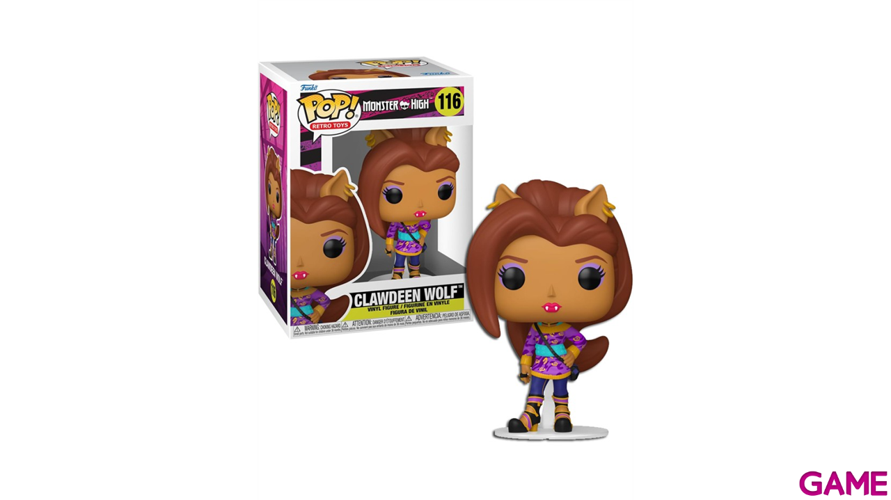 Figura POP Monster High Clawdeen-0