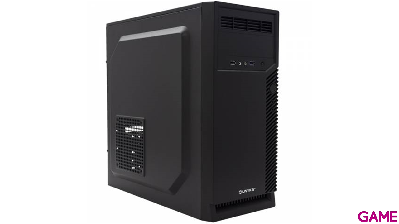 Unykach Aero C30 Torre ATX Negro - Caja Ordenador-0