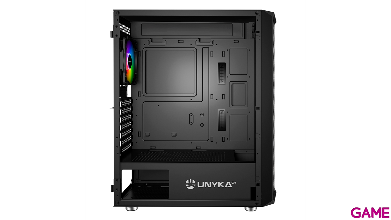 Unykach ATX Armor 3GEN USB Type C 3.1 Torre Negro - Caja Ordenador-1