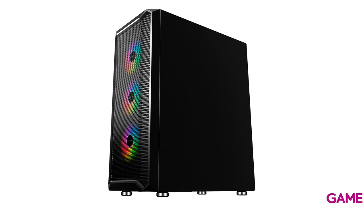 Unykach ATX Armor 3GEN USB Type C 3.1 Torre Negro - Caja Ordenador-2