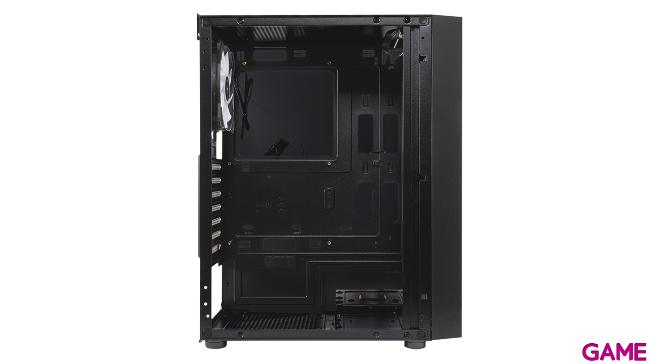 Unykach ATX Glayze Black Torre Negro - Caja Ordenador-0