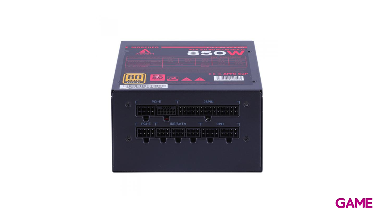 ABYSM Morphep G2 ATX 850W 20+4 pin ATX Negro - Fuente Alimentacion-1